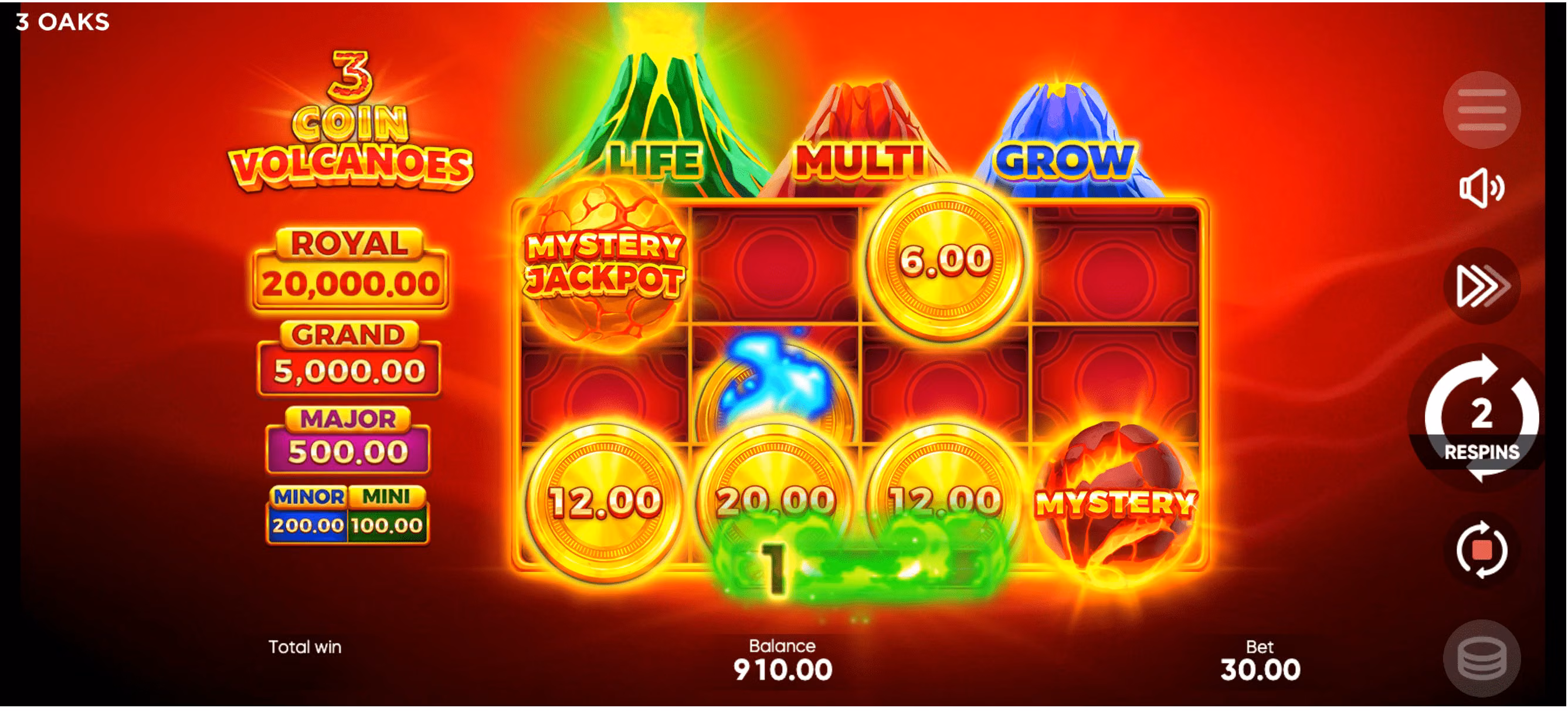 3 Coin Volcanoes — acceso móvil y descarga