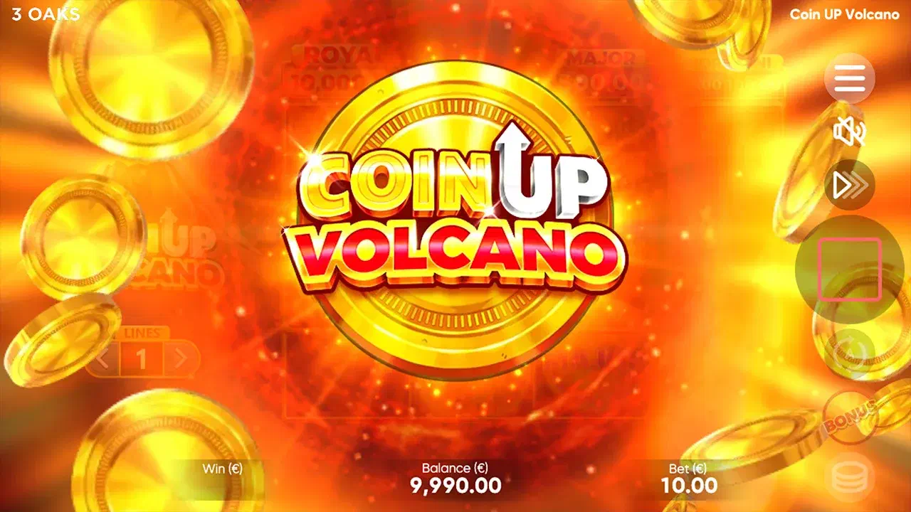 Coin UP Volcano en casinos con licencia