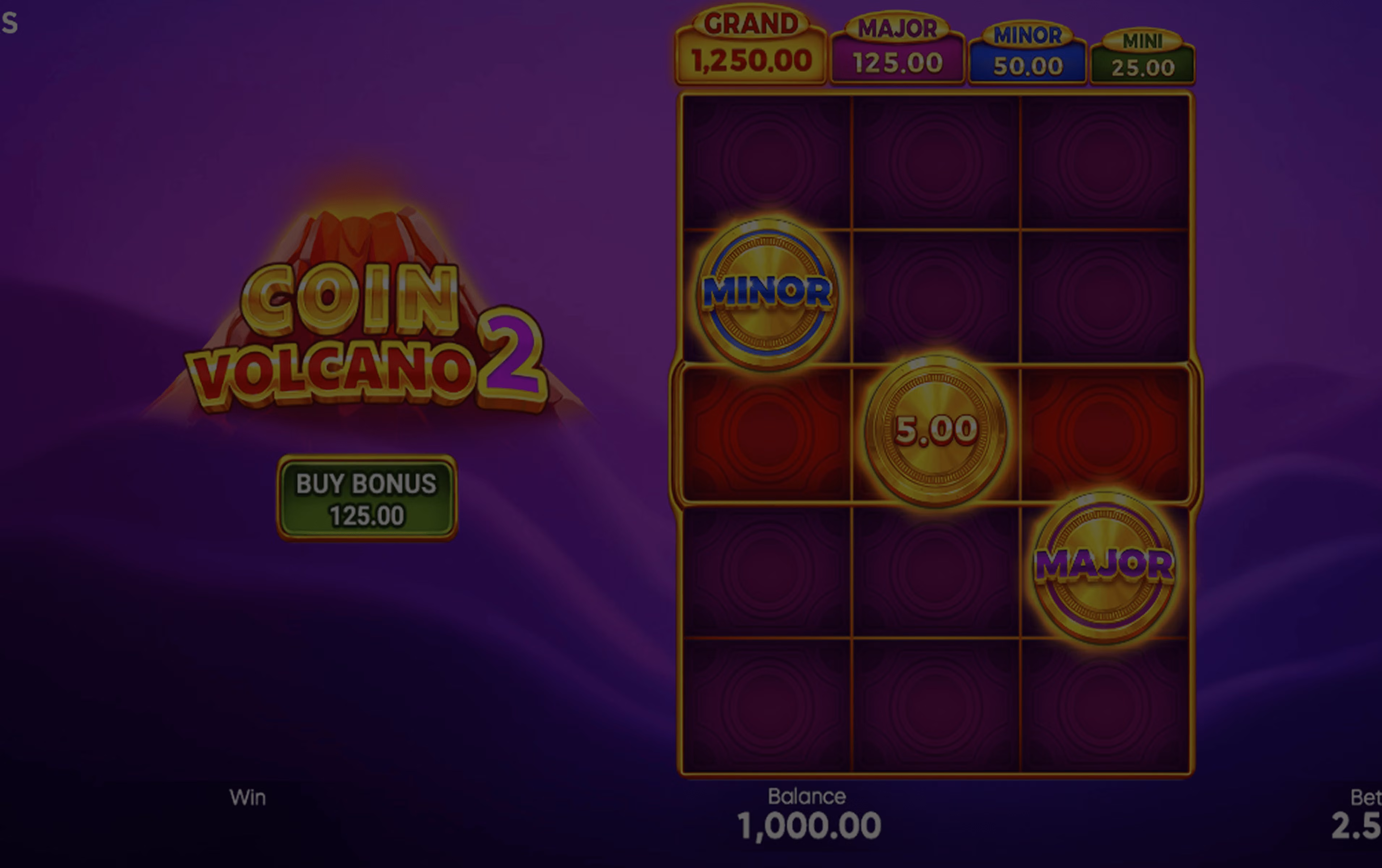 Demo de Coin Volcano 2 — jugar gratis