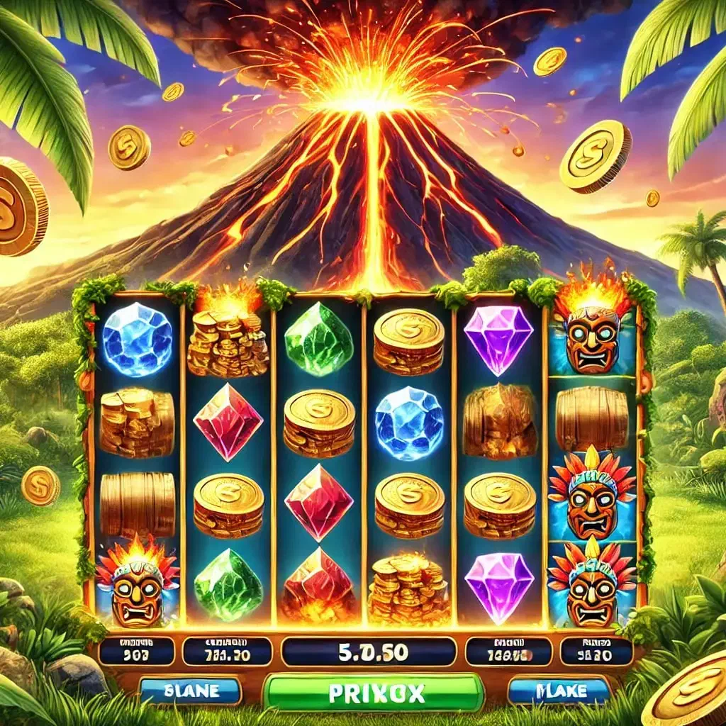 How to play Coin Volcano, settings, stakes and the real mechanic