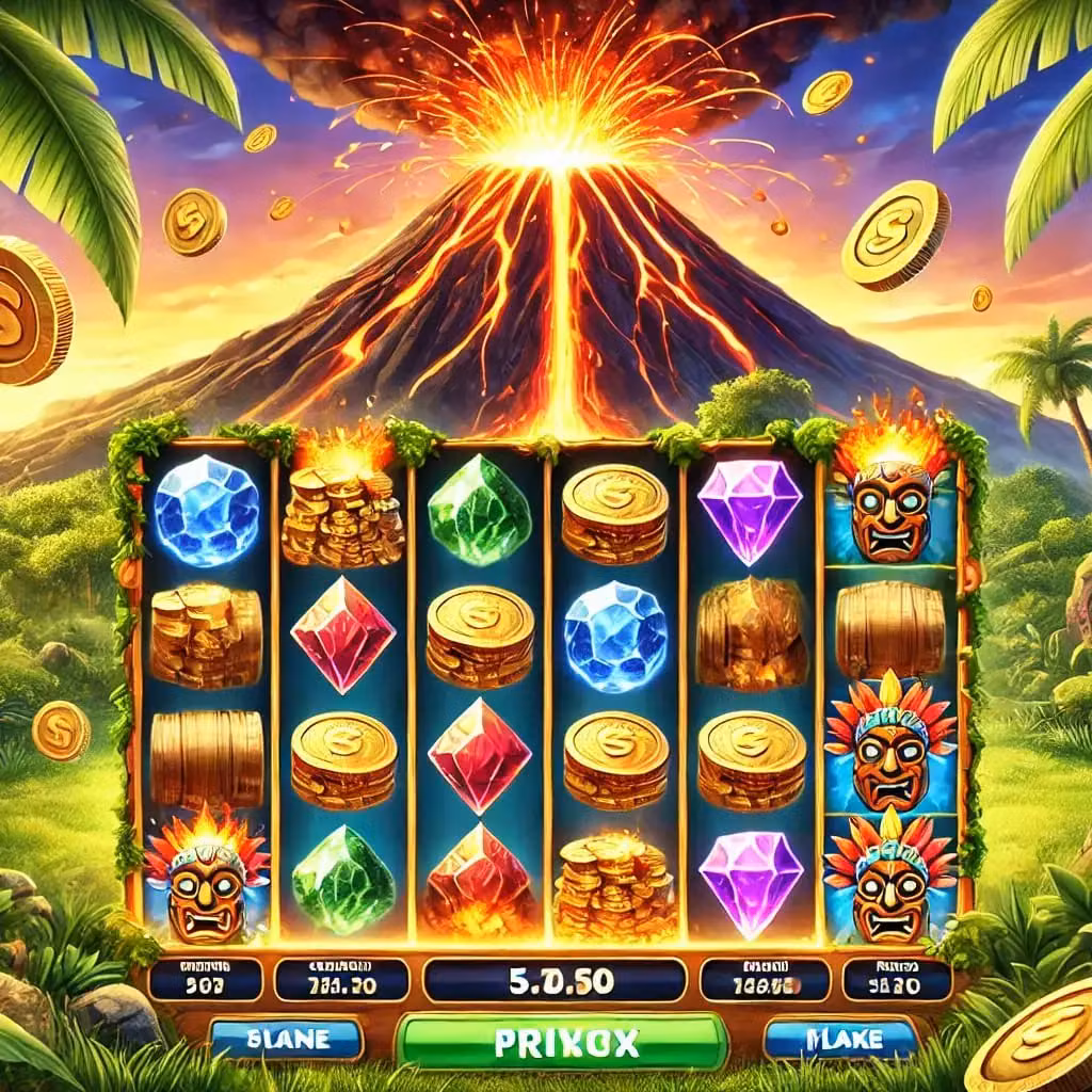 Jouer à Coin Volcano — réglages, mises et vraie mécanique