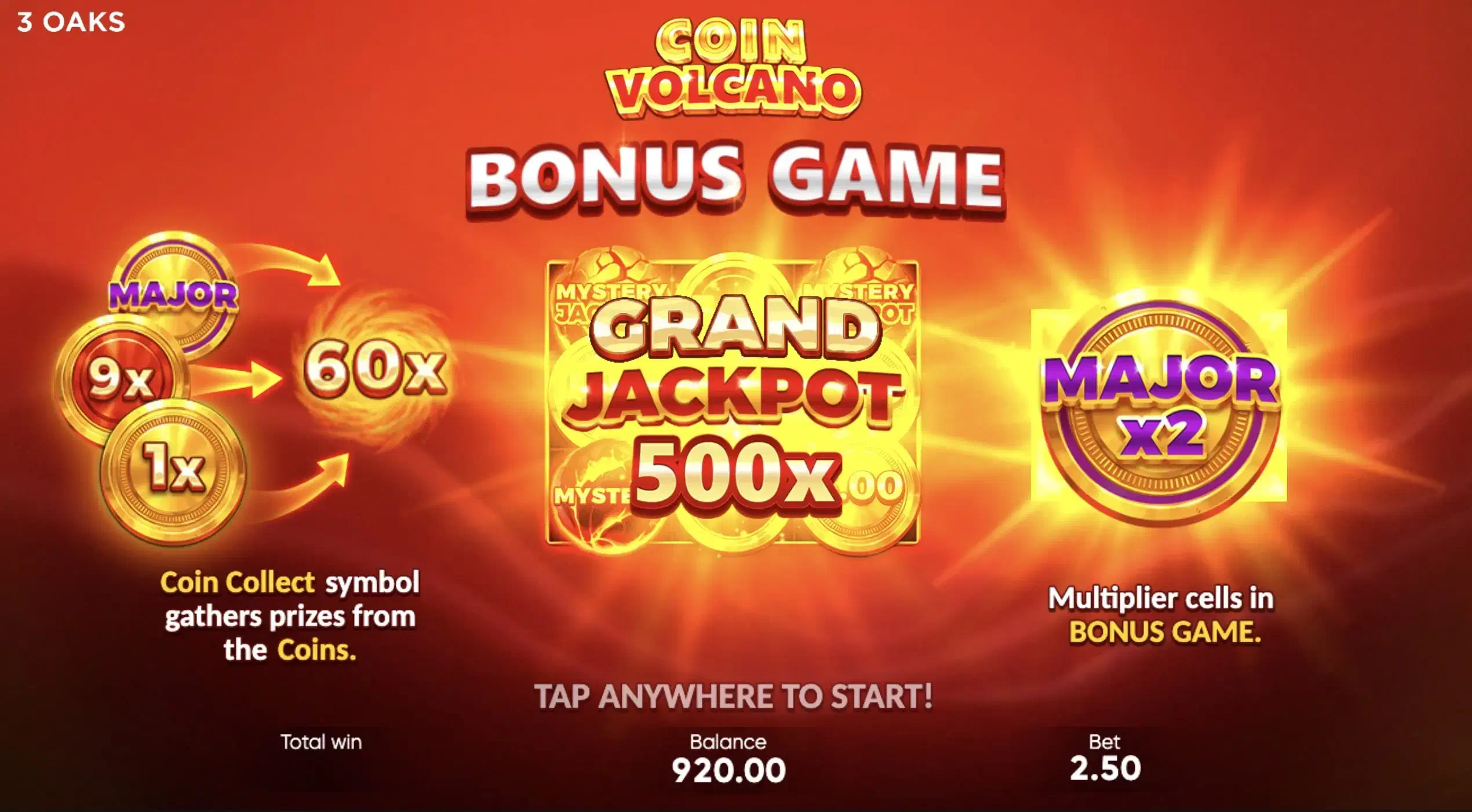 Как играть в Coin Volcano
