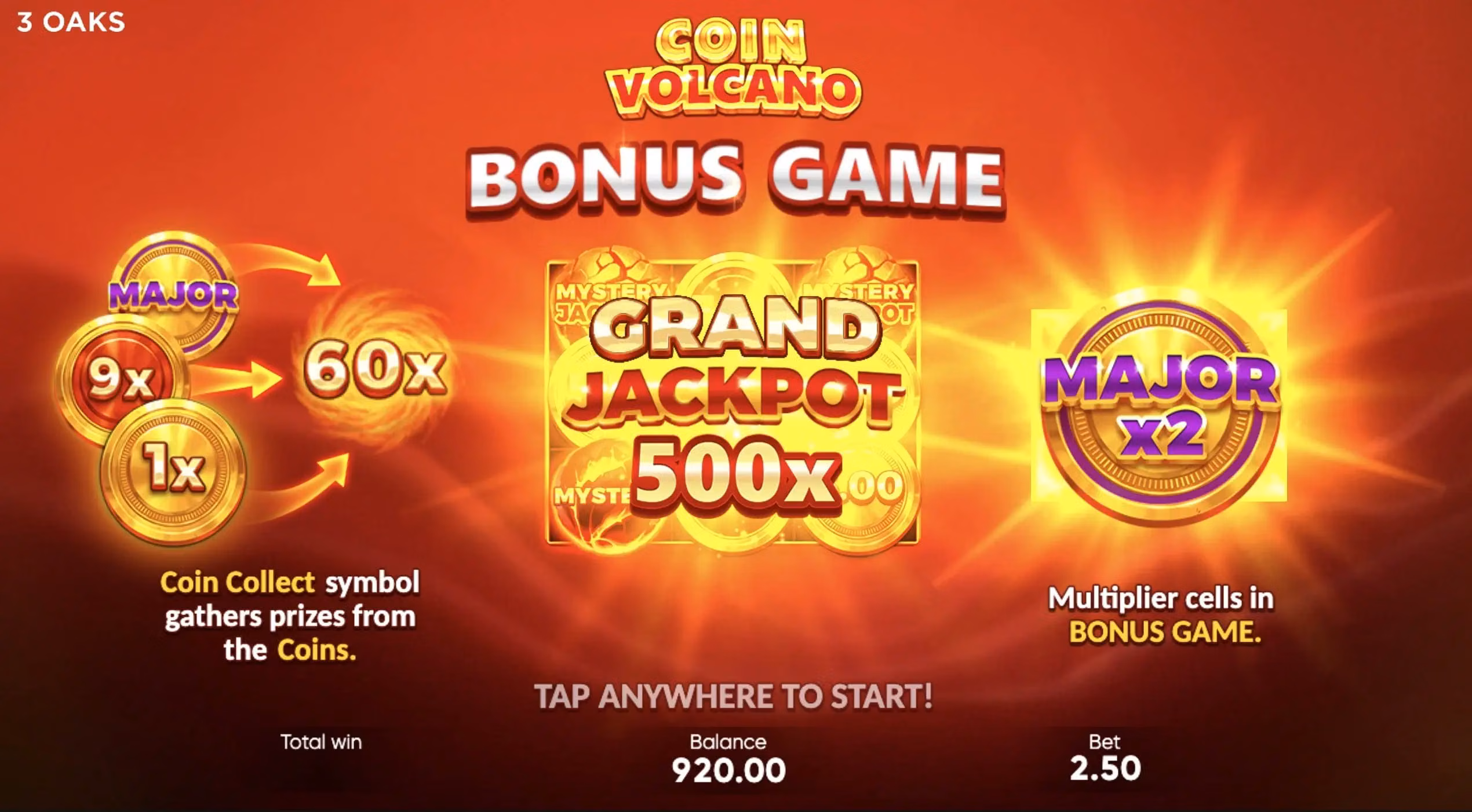 Как играть в Coin Volcano