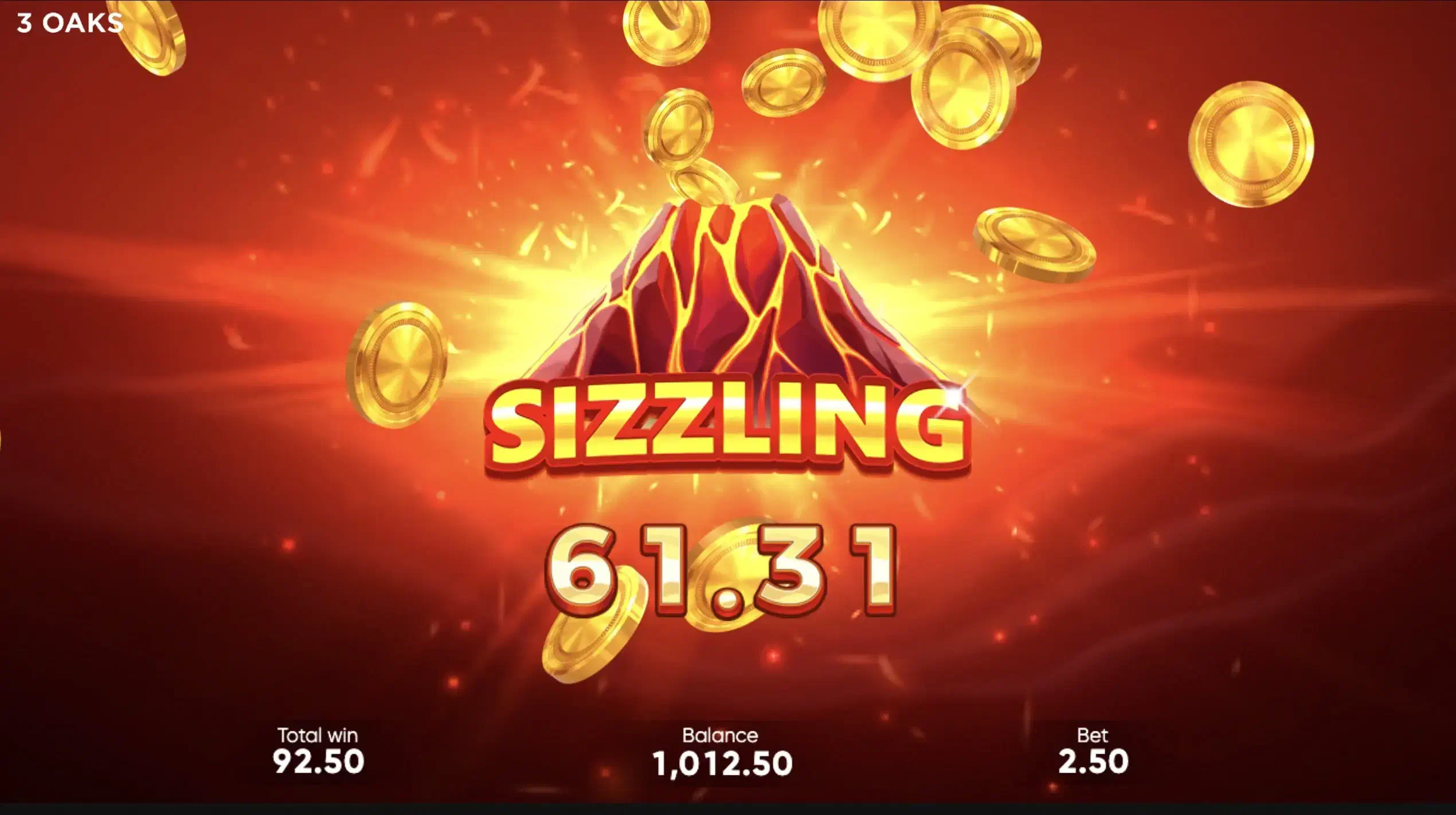 Настройка ставки в Coin Volcano