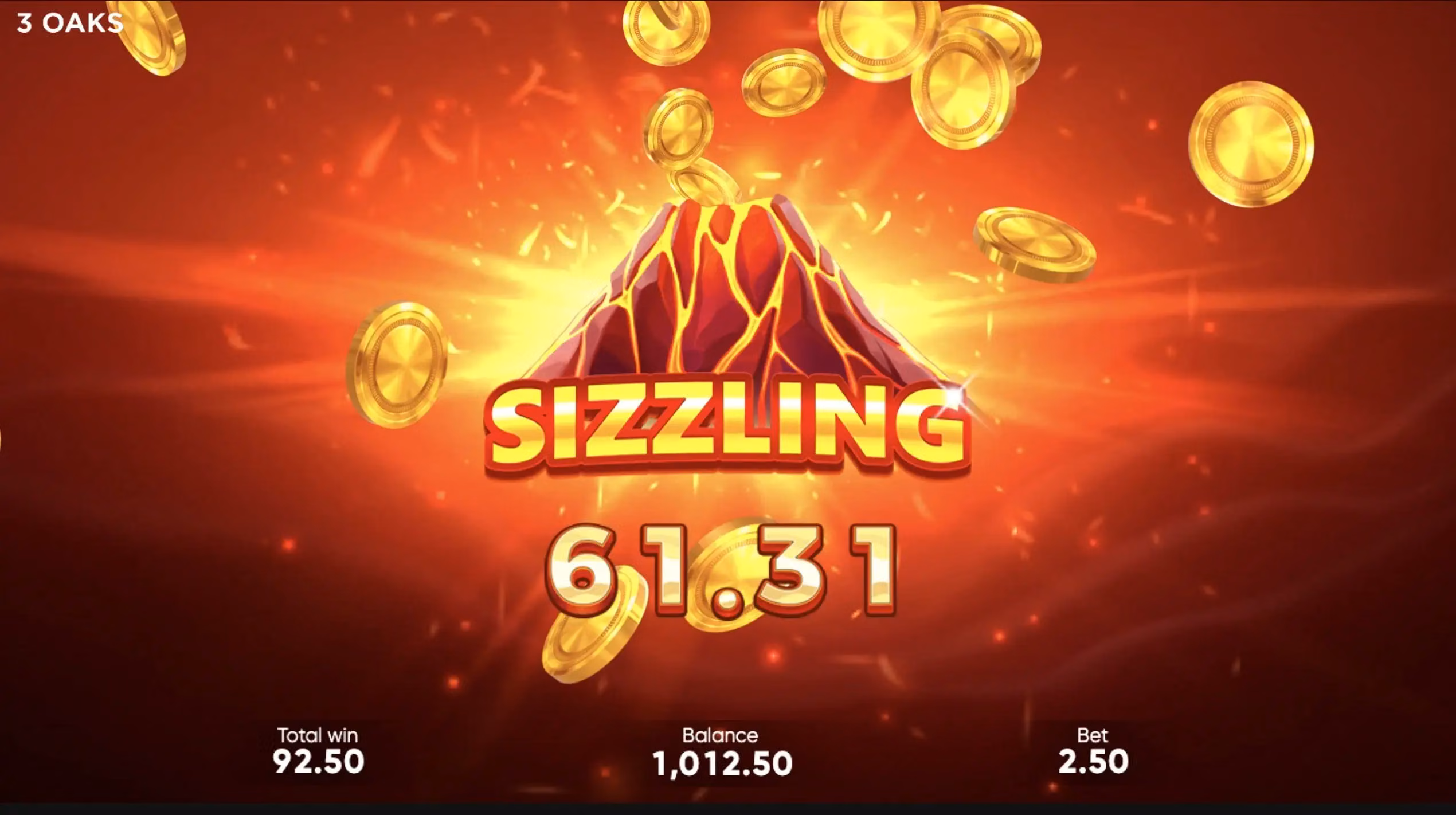 Настройка ставки в Coin Volcano