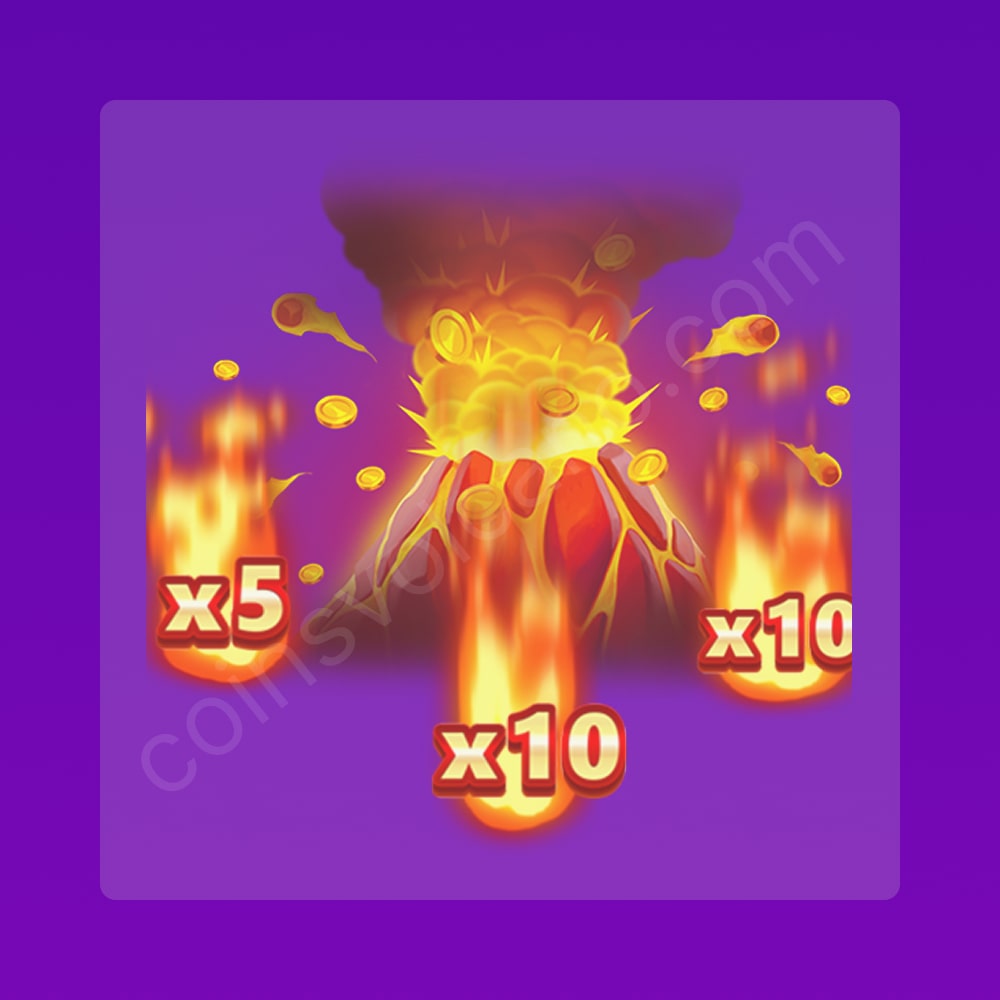 Coin Volcano 2 - Boost Game symbol coin